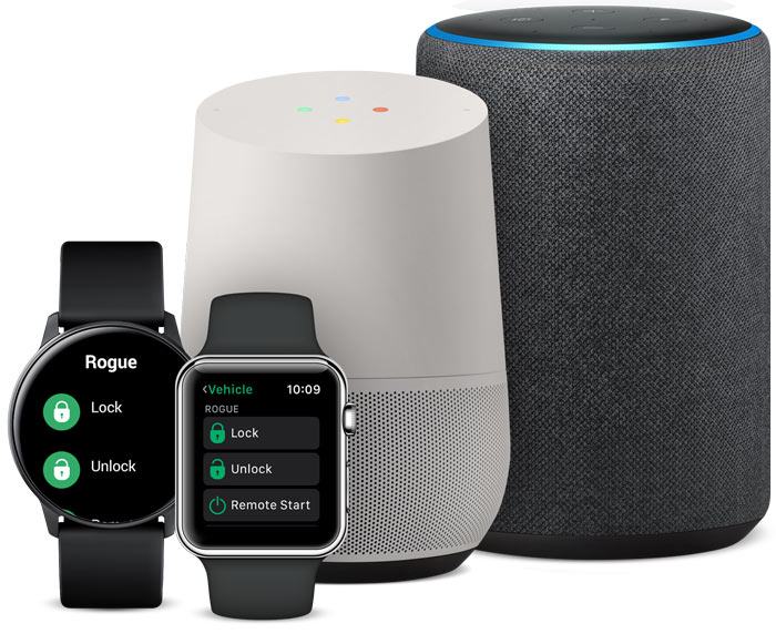 google home remote start car